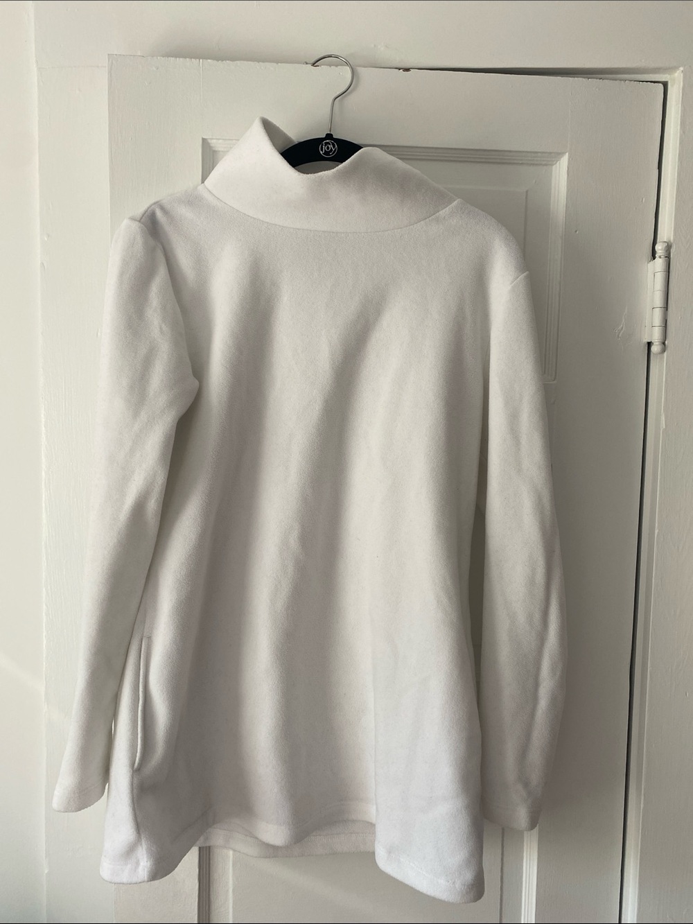 Dudley Stephens Soft White Turtleneck Sweater - Cozy Everyday Layer